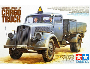 Сборная модель 1/35 Немецкий 3-х тонный грузовик 4Х2 Cargo Truck (Tamiya)