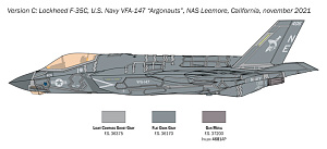 Сборная модель 1/72 Lockheed-Martin F-35C Lightning II (Italeri)