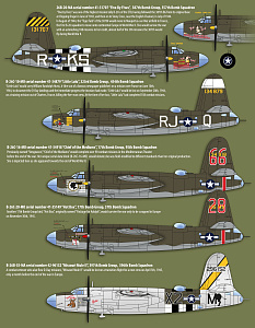 Декаль 1/48 Martin B-26B/C Marauders includes.... (Zotz)