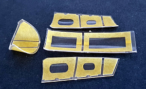 North-American/Rockwell OV-10D Bronco US NAVY canopy frame paint mask (inside and outside)(ICM kits)