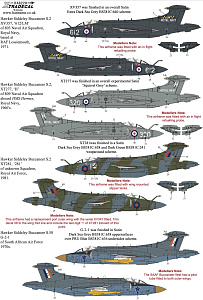 Декаль 1/48 Blackburn Buccaneer S.2 Collection Pt1  (Xtradecal)