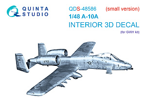 3D Декаль интерьера кабины A-10A Warthog (GWH) (малая версия)
