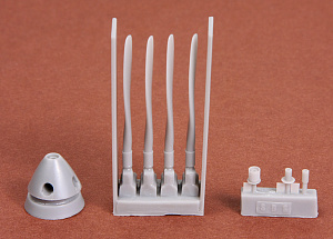 Дополнения из смолы 1/48 Воздушные винты Bell P-39Q Airacobra (для модели Eduard, Hasegawa)