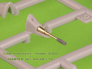 Дополнения из латуни 1/48 Douglas A-4 Skyhawk - стволы автопушки Colt Mk12 калибра 20 мм
