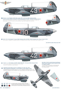 Декаль 1/72 Як-9Д - part II (Operation Bagration) (Colibri Decals)