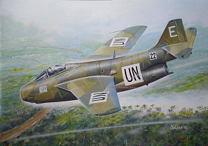Сборная модель 1/32 Saab J-29B Saab J-29F Tunnan (FLY)