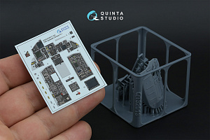 3D Декаль интерьера кабины F-15C PAD-upgraded (Tamiya) (малая версия) (с 3D-печатными деталями)