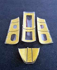 North-American/Rockwell OV-10D Bronco US NAVY canopy frame paint mask (inside and outside)(ICM kits)