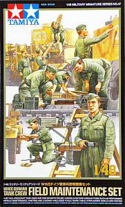 Дополнения из смолы 1/48 Экипаж немецкого танка времен Второй мировой войны (9 фигур) (Tamiya)