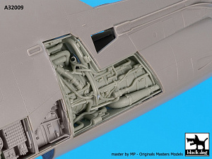 Дополнения из смолы 1/32 LTV A-7D/A-7E Corsair II magazine + electronics (для Trumpeter kits)