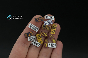 Автомобильные номера США, юго-западные штаты, 1940-1950 (для всех моделей) (на метал. основании)