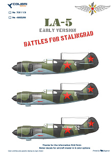 Декаль 1/48 La-5 Early (Colibri Decals)