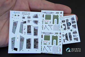 3D Декаль интерьера кабины F-14A (для модели Hasegawa)