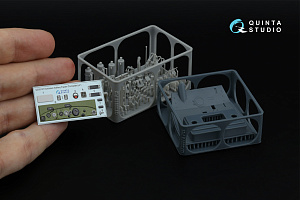 3D Декаль интерьера кабины Коминтерн, артиллерийский тягач (Trumpeter) (с 3D-печатными деталями)