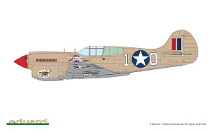 Сборная модель 1/48 Curtiss P-40K Warhawk DUAL COMBO (Eduard kits)