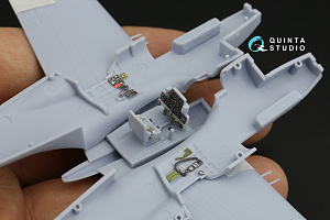 3D Декаль интерьера кабины P-40B (Airfix)