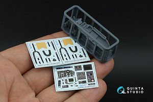 3D Декаль интерьера кабины Lynx HMA8 (Airfix) (с 3D-печатными деталями)