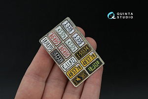 Автомобильные номера США, западные штаты, 1940-1950 (для всех моделей) (на метал. основании)