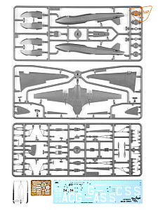 Сборная модель 1/72 de Havilland DH.88 Comet Advanced kit (Clear Prop)