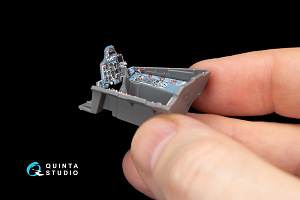 3D Декаль интерьера кабины Су-27УБ (для модели GWH)