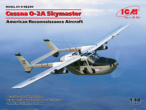 Сборная модель 1/48 Cessna O-2A Skymaster American (ICM)