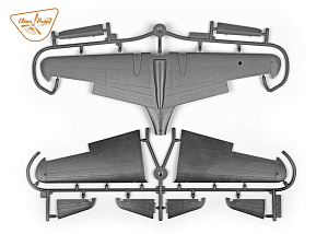 Сборная модель 1/48 H-75O Hawk (Clear Prop)