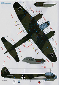 Декаль 1/32 Junkers Ju-88A-1 (3)  (Techmod)