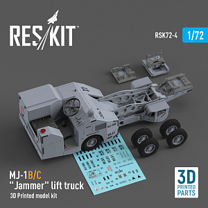 Дополнения из смолы 1/72 MJ-1B/C "Jammer" lift truck (3D-Printed model kit) (ResKit)