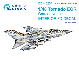 3D Декаль интерьера кабины Tornado ECR German (Revell) (с 3D-печатными деталями)