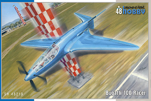 Сборная модель 1/48 Bugatti 100 Racer (2x camo) (Special Hobby)