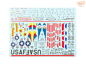 Сборная модель 1/72 North-American F-86A Sabre (Clear Prop)