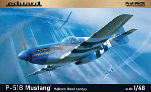 Сборная модель 1/48 North-American P-51B Mustang The ProfiPACK edition (Eduard kits)