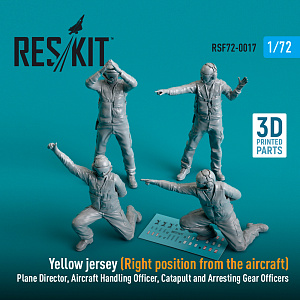 Дополнения из смолы 1/72 Yellow jersey (Right position from the aircraft) (4 pcs) (ResKit)