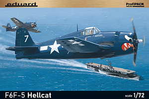 Сборная модель 1/72 Grumman F6F-5 Hellcat The ProfiPACK edition (Eduard kits)