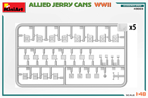 Основание для диорам 1/48 Allied Jerry Cans WWII (45 pcs., incl.decals) (MiniArt)