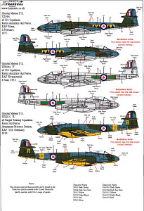 Декаль 1/48 Gloster Meteor F.8 Collection Pt 2 (7) (Xtradecal)