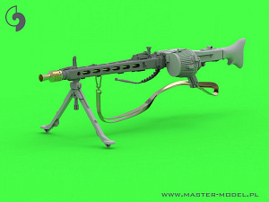 Дополнения из латуни 1/35 MG42 - German Machine Gun (7.92mm) - complete gun incl. brass, resin 