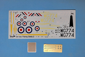 Сборная модель 1/72 Fairey Delta FD.2 (Dora Wings)