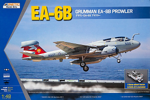 Сборная модель 1/48 Grumman EA-6B Prowler (New Wings) (Kinetic Model Kits)