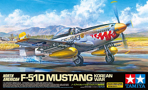 Сборная модель 1/32 North-American F-51D Mustang Korean War (Tamiya) (повреждённая упаковка)