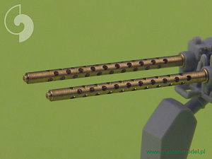 Дополнения из латуни 1/35 Browning M2 aircraft .50 caliber barrels 2pcs