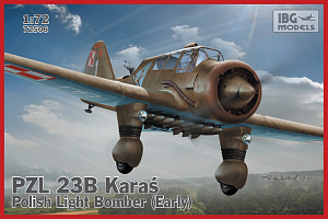 Сборная модель 1/72 PZL P.23B Karas - Polish Light Bomber (Early production) (IBG Models)