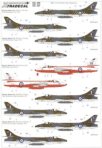 Декаль 1/48 Hawker Hunter F.6 (Xtradecal)