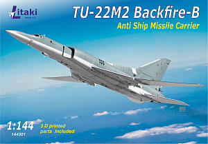 Сборная модель 1/144 Туполев Ту-22М2 Backfire-B (Litaki Model Kit)