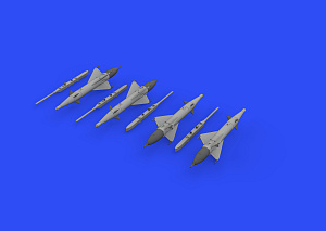 Дополнения из смолы 1/48 Ракеты РС-2У для МИГ-19ПМ