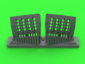 Дополнения из смолы 1/32 P-51 Mustang — крышка воздушного фильтра карбюратора(RAF v.A) (Tamiya)