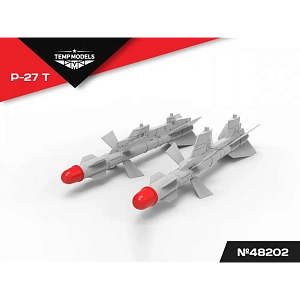 Дополнения из смолы 1/48 Управляемая ракета Р-27 Т (Temp Models)/ МиГ-29, Су-27, Су-33, Су-34, Су-35