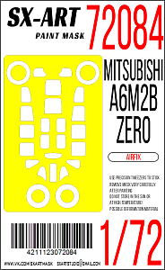 Окрасочная маска 1/72 Mitsubishi A6M2b Zero (Airfix)