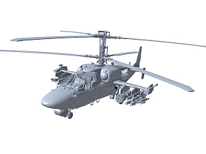 1/72 Сборная модель вертолета Ка-52М (Звезда)