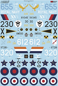 Декаль 1/48 Blackburn Buccaneer S.2 Collection Pt1  (Xtradecal)